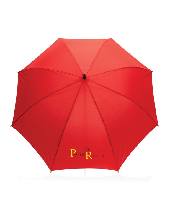 Parapluie personnalisable 4DO Parapluie 23" en rPET et bambou ouverture auto Impact AWARE™
