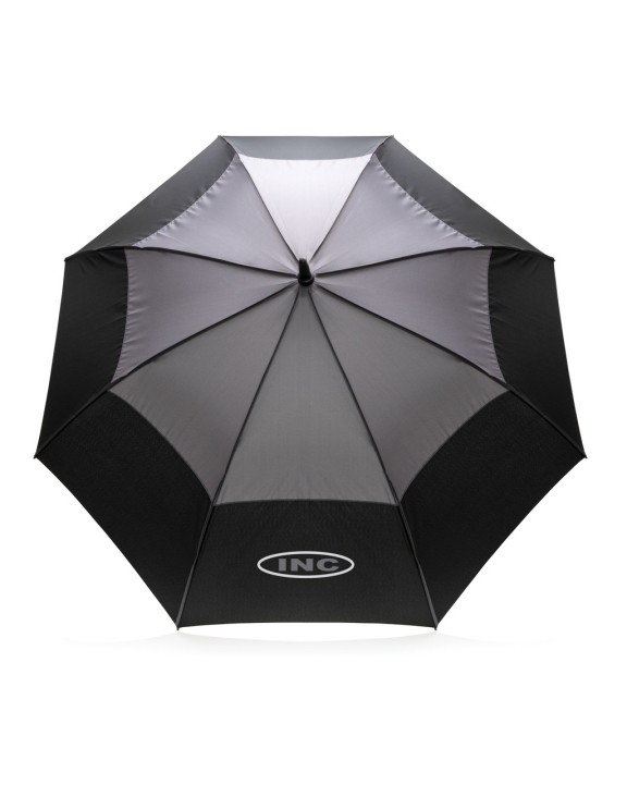 4DO 27" Impact AWARE™ RPET 190T Auto-Open Stormproof-Schirm Regenschirm personalisierbar