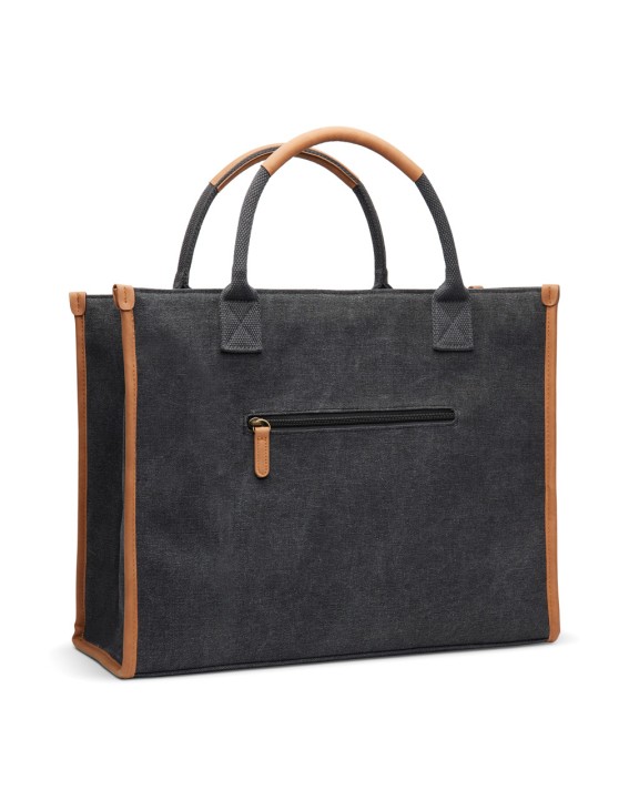 VINGA VINGA Bosler Büro-Tasche aus RCS recyceltem Canvas Tasche personalisierbar