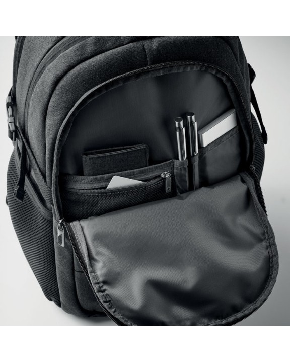 4DO Laptop-Rucksack 600D RPET Tasche personalisierbar