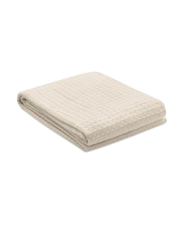Plaid personnalisable 4DO Couverture en coton 350 gr/m²