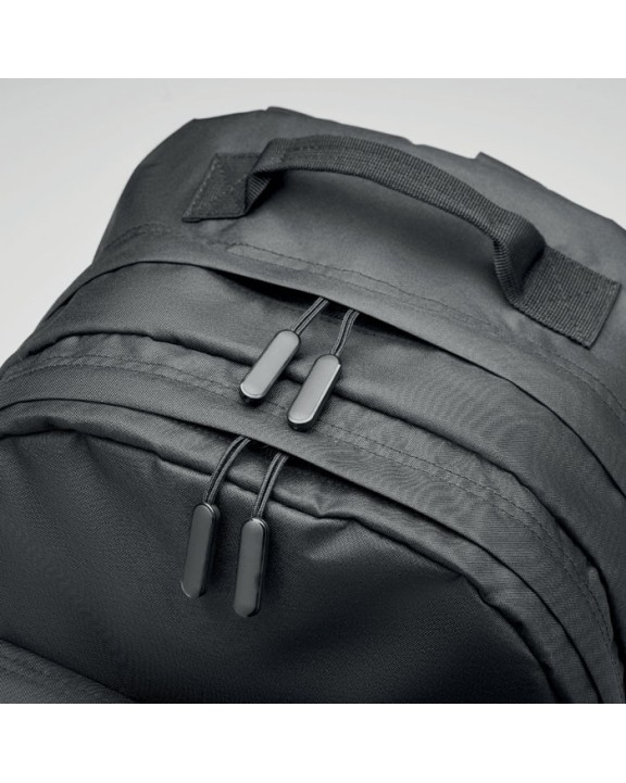 4DO Laptop-Rucksack 300D RPET Tasche personalisierbar