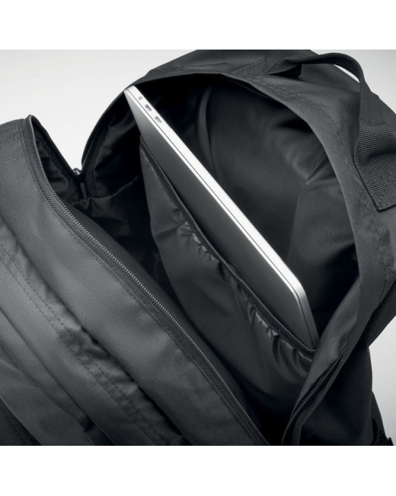 4DO Laptop-Rucksack 300D RPET Tasche personalisierbar