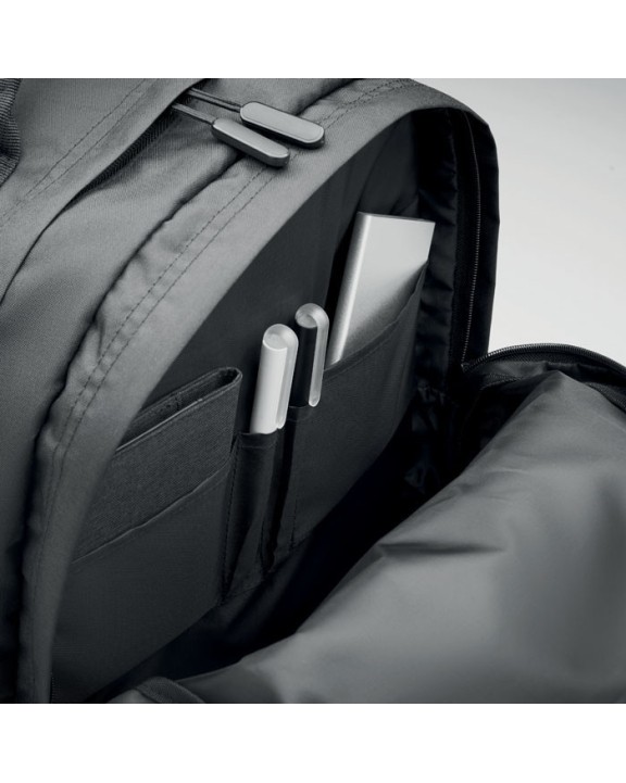 4DO Laptop-Rucksack 300D RPET Tasche personalisierbar