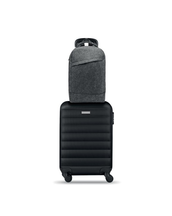 4DO 13" Laptop Rucksack RPET-Filz Tasche personalisierbar