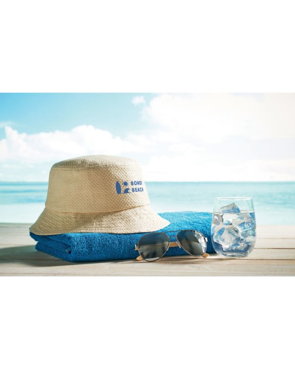 Casquette personnalisable 4DO Bob chapeau en paille de papier