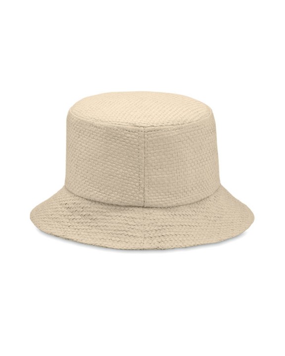4DO Bucket Hut Papierstroh Kappe personalisierbar