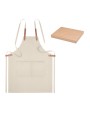 Tablier personnalisable 4DO Tablier coton orga. 340 gr/m².