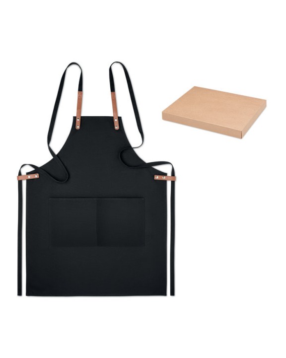 Tablier personnalisable 4DO Tablier coton orga. 340 gr/m².