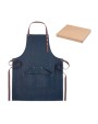 4DO Küchenschürze Denim 240 g/m² Schürze personalisierbar