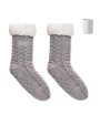 4DO Anti-Rutsch-Socken Gr. L Plaid personalisierbar