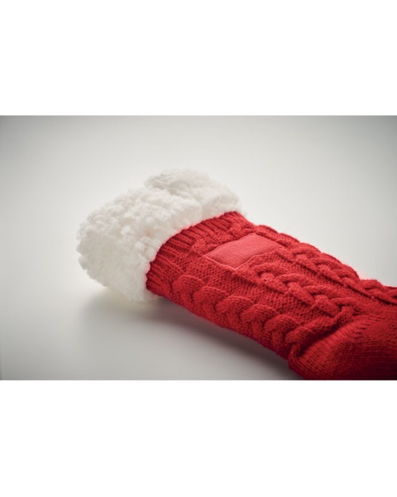 4DO Anti-Rutsch-Socken Gr. L Plaid personalisierbar
