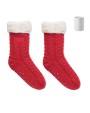 4DO Anti-Rutsch-Socken Gr. L Plaid personalisierbar