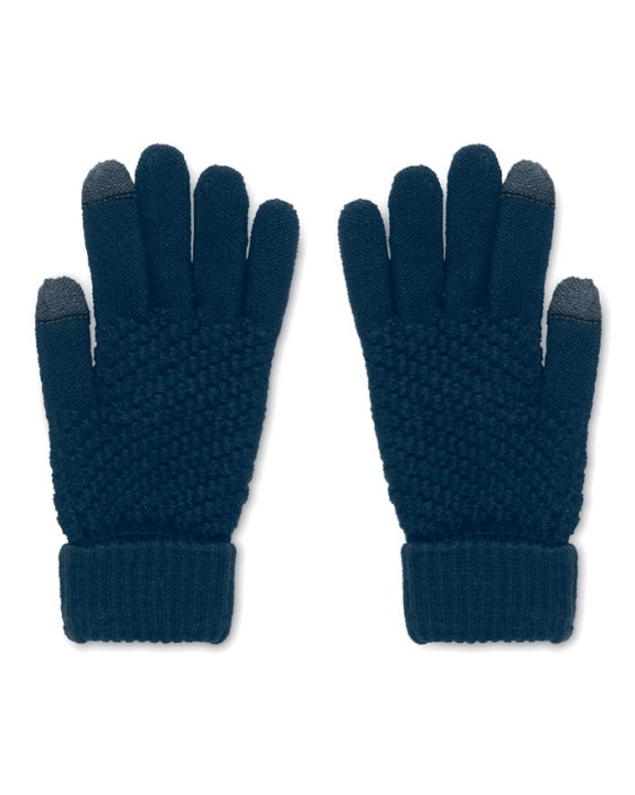 Bonnet, Écharpe & Gant personnalisable 4DO Gants tactiles en RPET