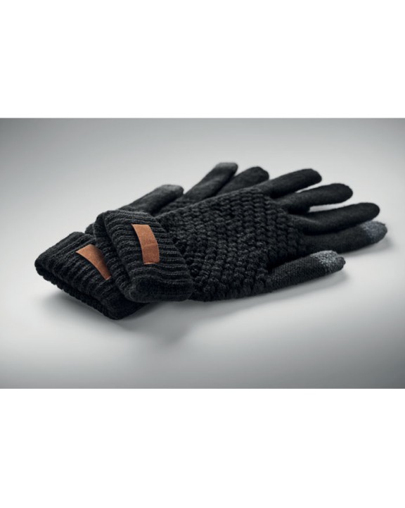 Bonnet, Écharpe & Gant personnalisable 4DO Gants tactiles en RPET