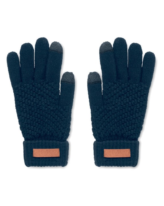 Bonnet, Écharpe & Gant personnalisable 4DO Gants tactiles en RPET
