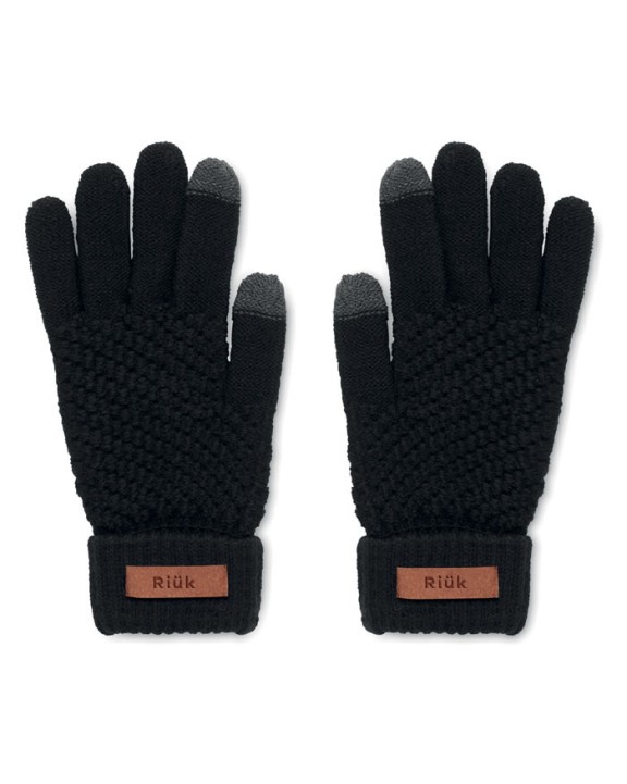 Bonnet, Écharpe & Gant personnalisable 4DO Gants tactiles en RPET