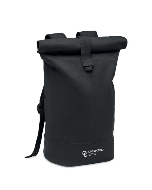 4DO Rolltop-Rucksack Canvas Tasche personalisierbar