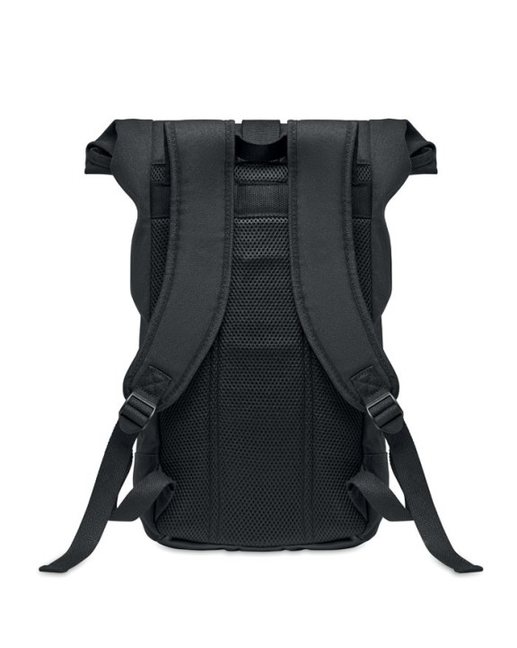 4DO Rolltop-Rucksack Canvas Tasche personalisierbar