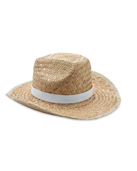 Casquette personnalisable 4DO Chapeau de cow-boy en paille
