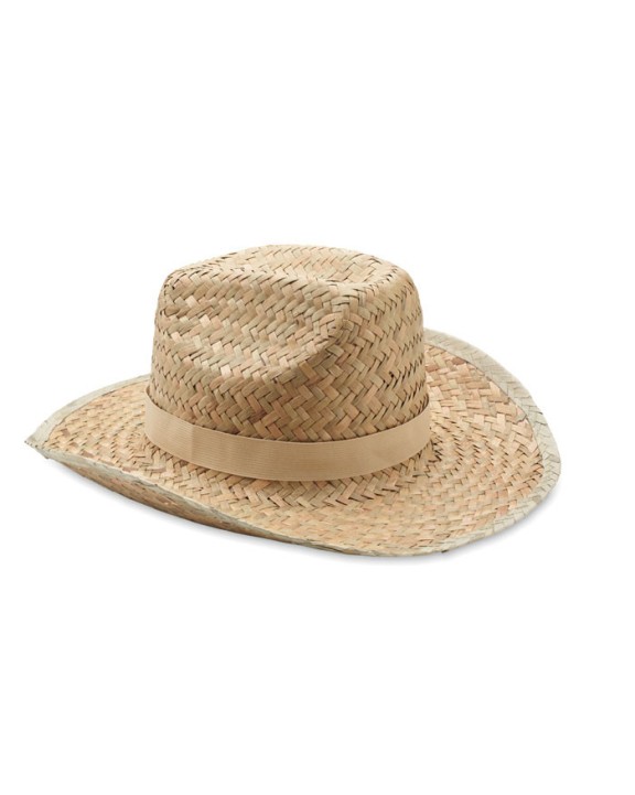 Casquette personnalisable 4DO Chapeau de cow-boy en paille