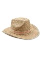 Casquette personnalisable 4DO Chapeau de cow-boy en paille
