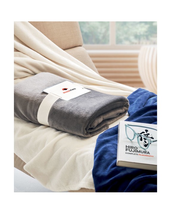 Plaid personnalisable 4DO Couverture polaire RPET 280gr