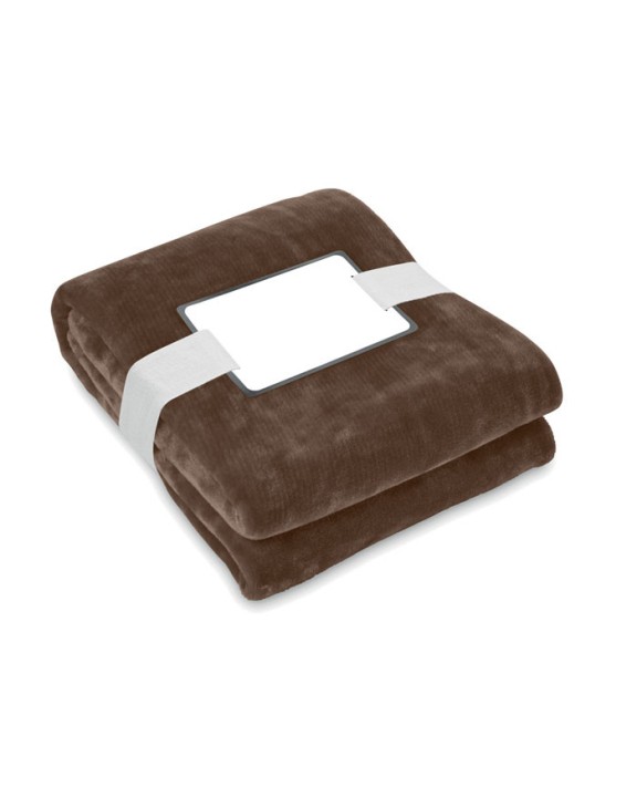 Plaid personnalisable 4DO Couverture polaire RPET 280gr