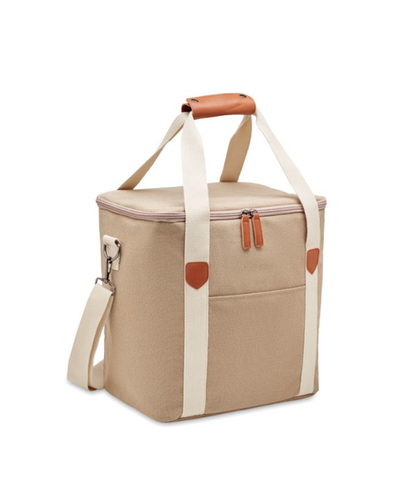 4DO Große Kühltasche Canvas Tasche personalisierbar