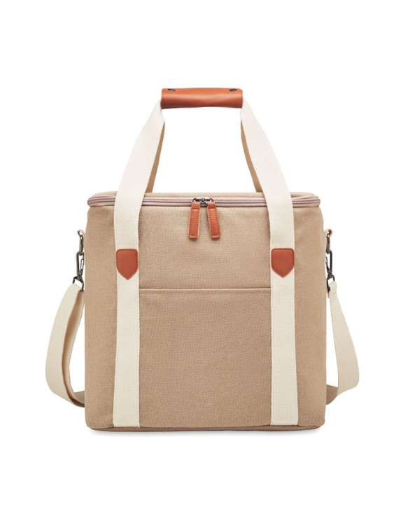 4DO Große Kühltasche Canvas Tasche personalisierbar