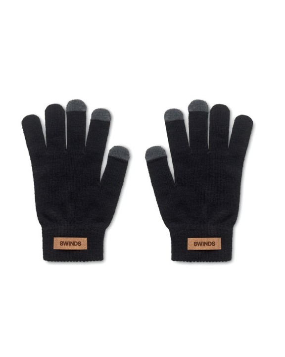 4DO Touchscreen Handschuhe RPET Mütze, Schal & Handschuh personalisierbar