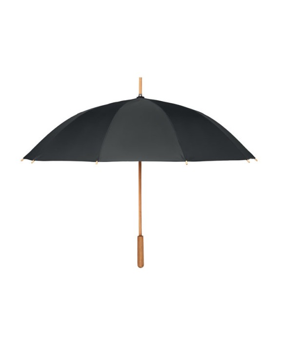 4DO 23,5" RPET/Bambus Regenschirm Regenschirm personalisierbar