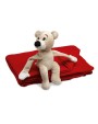 Fleecedeken 4DO Fleece deken met beer voor bedrukking &amp; borduring