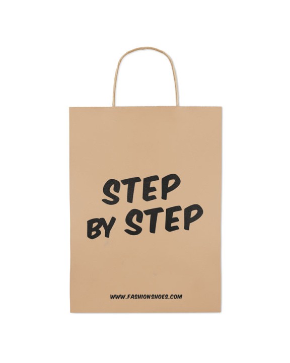 4DO Papiertüte, groß 150 gr/m² Tasche personalisierbar