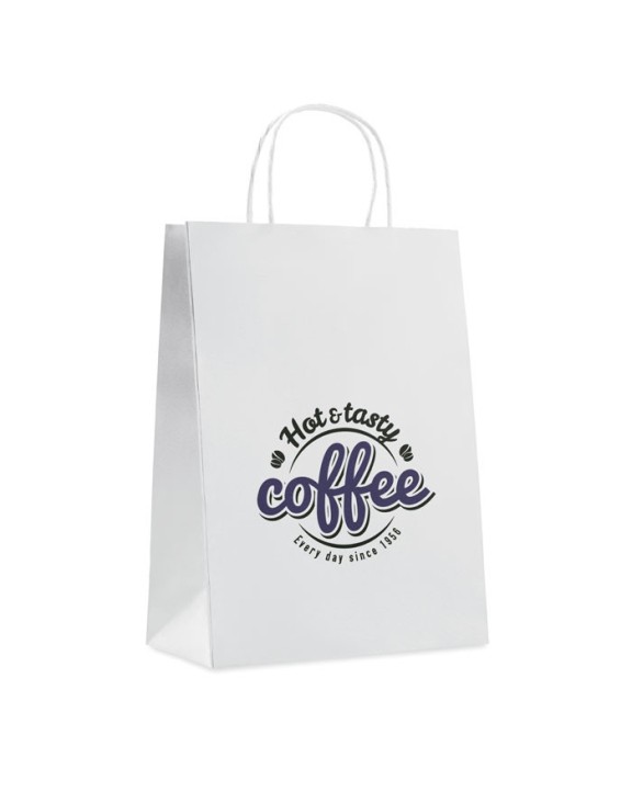 4DO Papiertüte, groß 150 gr/m² Tasche personalisierbar