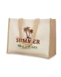 4DO Jute/Canvas Shopper  Tasche personalisierbar