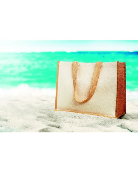 4DO Jute/Canvas Shopper  Tasche personalisierbar