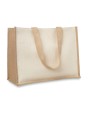 4DO Jute/Canvas Shopper  Tasche personalisierbar