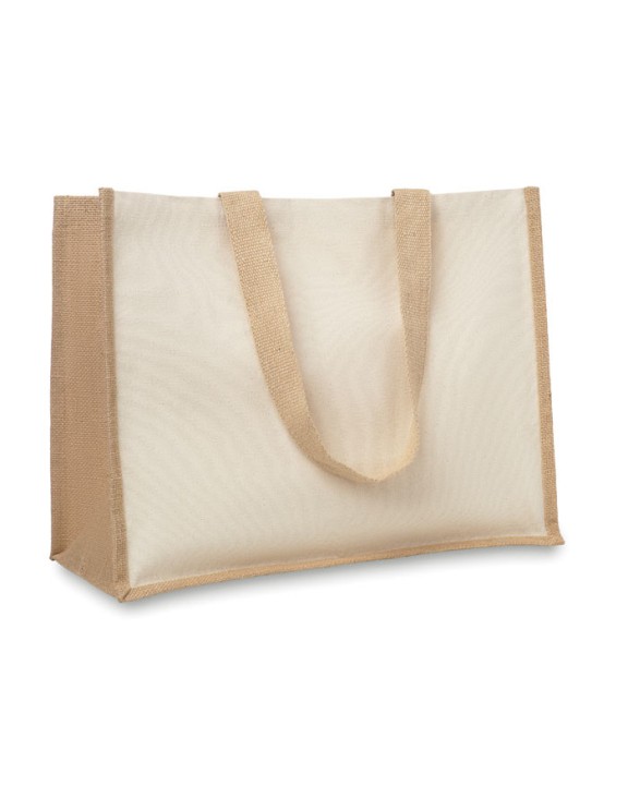 4DO Jute/Canvas Shopper  Tasche personalisierbar