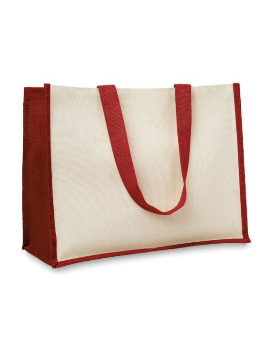 4DO Jute/Canvas Shopper  Tasche personalisierbar