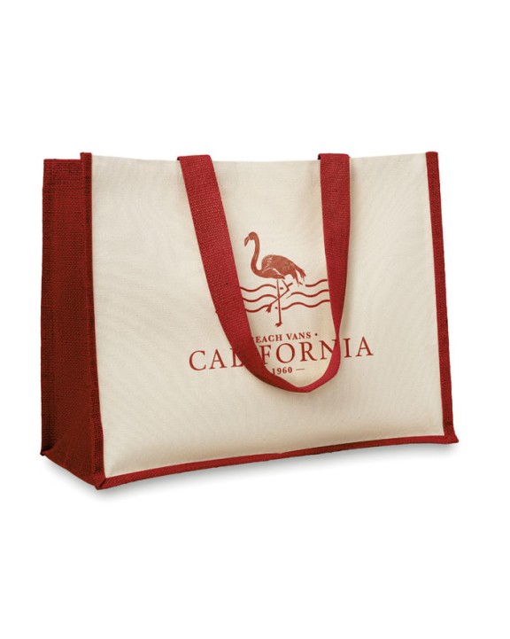 4DO Jute/Canvas Shopper  Tasche personalisierbar
