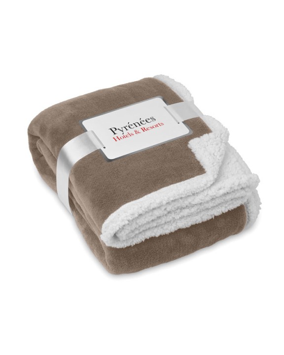 4DO Coral Fleece-Decke Plaid personalisierbar