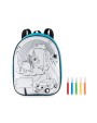 4DO Rucksack mit 5 Filzstiften Tasche personalisierbar