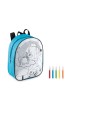4DO Rucksack mit 5 Filzstiften Tasche personalisierbar