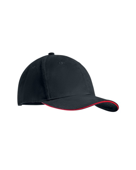 Casquette personnalisable 4DO Brushed heavy cotton 6 panel BaMO9643