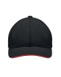 Casquette personnalisable 4DO Brushed heavy cotton 6 panel BaMO9643
