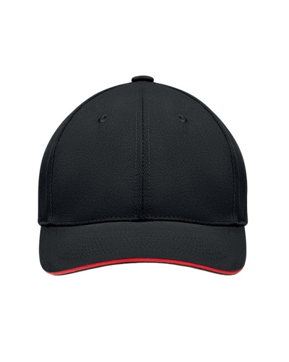 Casquette personnalisable 4DO Brushed heavy cotton 6 panel BaMO9643