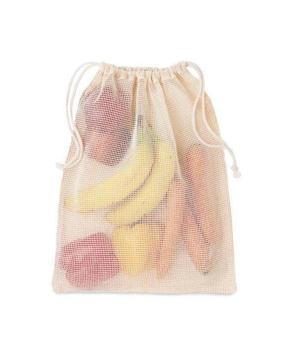 4DO Netzbeutel Baumwolle Tasche personalisierbar