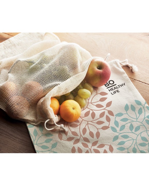 Sac & bagagerie personnalisable 4DO Sac réutilisable filet coton
