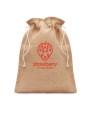 4DO Kleine Jute Tasche 14x22 cm Tasche personalisierbar